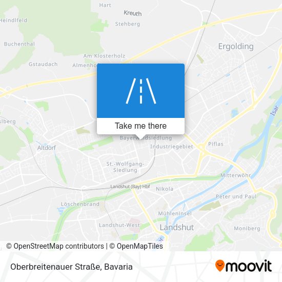 Oberbreitenauer Straße map