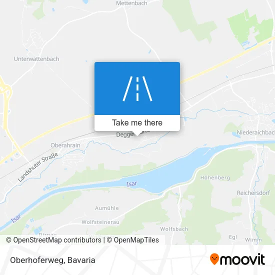 Карта Oberhoferweg