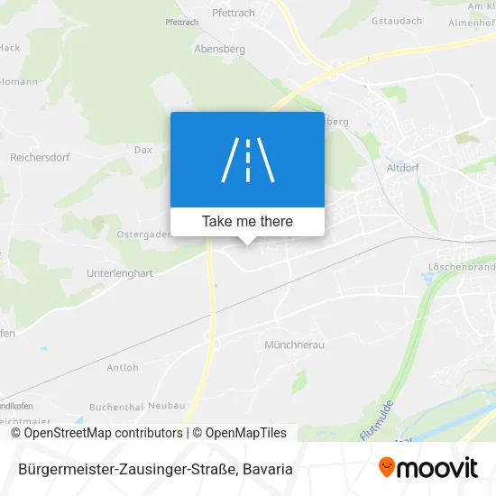 Карта Bürgermeister-Zausinger-Straße
