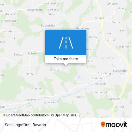 Карта Schillingsfürst
