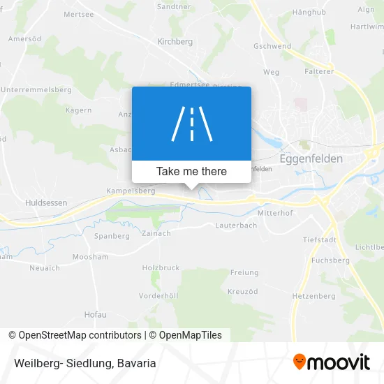 Карта Weilberg- Siedlung