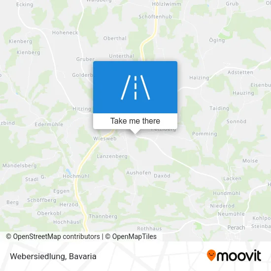 Карта Webersiedlung
