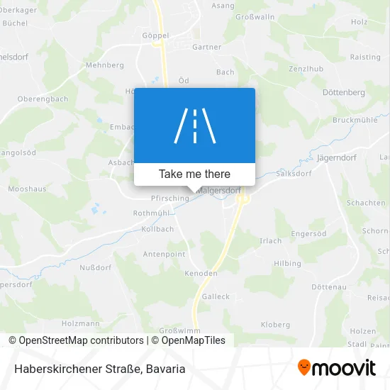 Карта Haberskirchener Straße