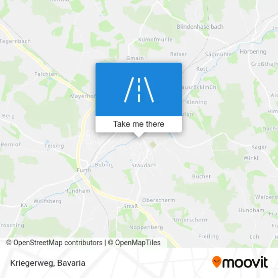 Карта Kriegerweg
