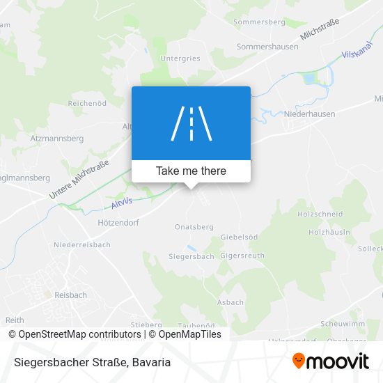 Siegersbacher Straße map