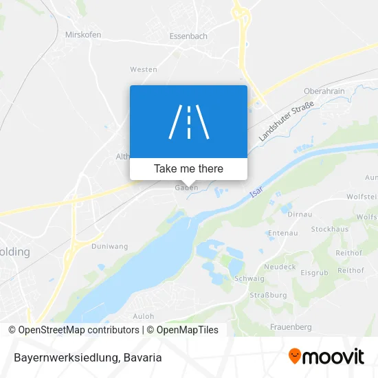 Карта Bayernwerksiedlung