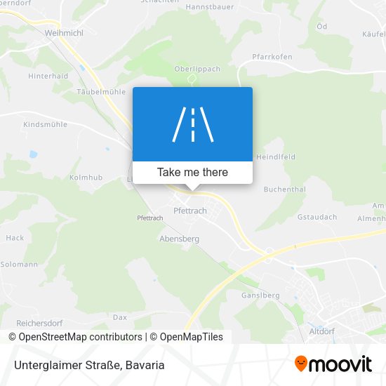 Unterglaimer Straße map
