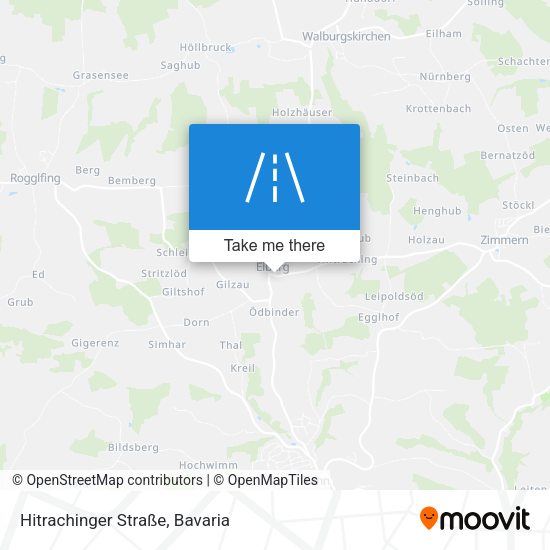 Hitrachinger Straße map