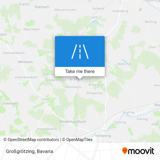 Карта Großgrötzing