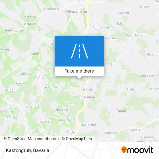 Kastengrub map