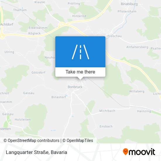 Langquarter Straße map