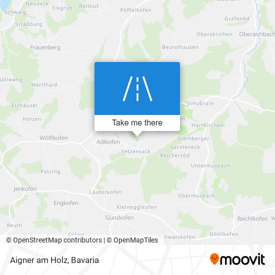 Aigner am Holz map