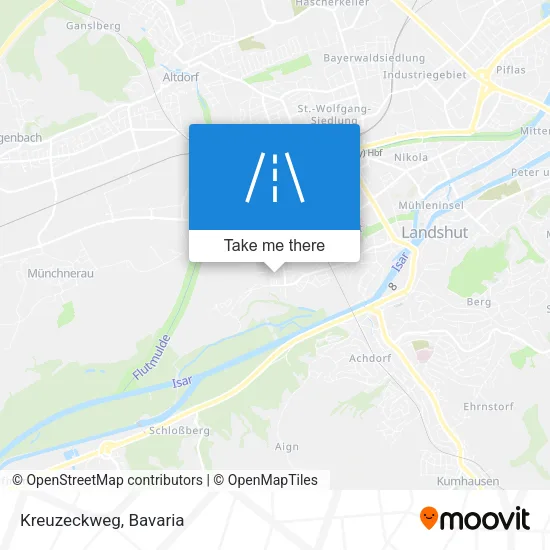 Карта Kreuzeckweg