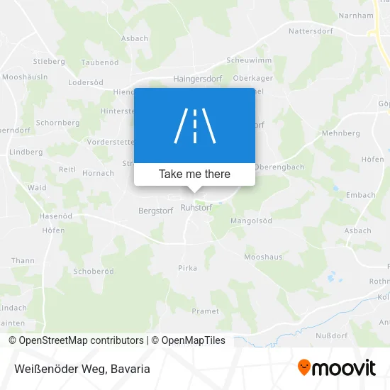 Карта Weißenöder Weg