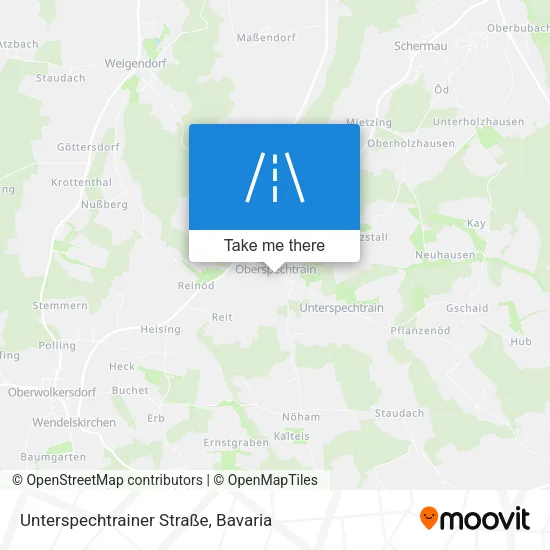 Карта Unterspechtrainer Straße
