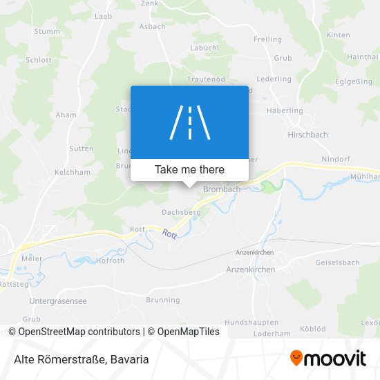 Alte Römerstraße map