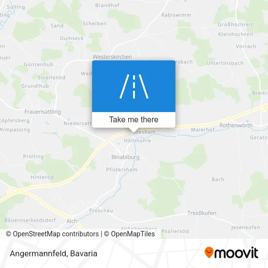 Карта Angermannfeld