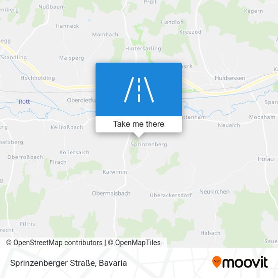 Sprinzenberger Straße map