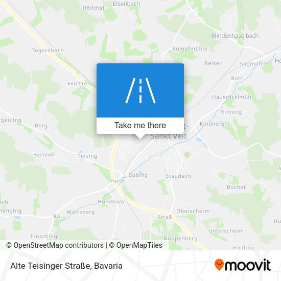 Alte Teisinger Straße map