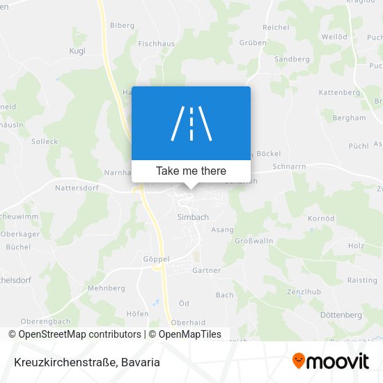 Kreuzkirchenstraße map