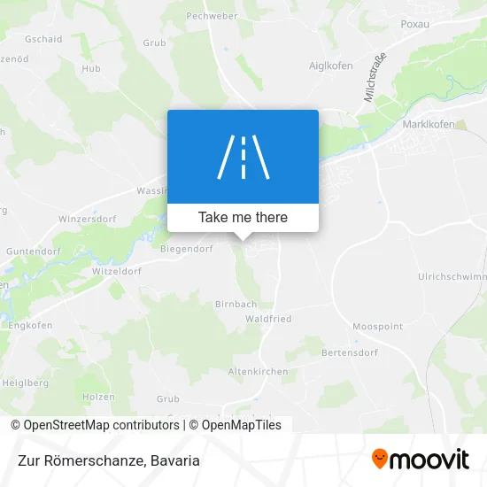 Карта Zur Römerschanze
