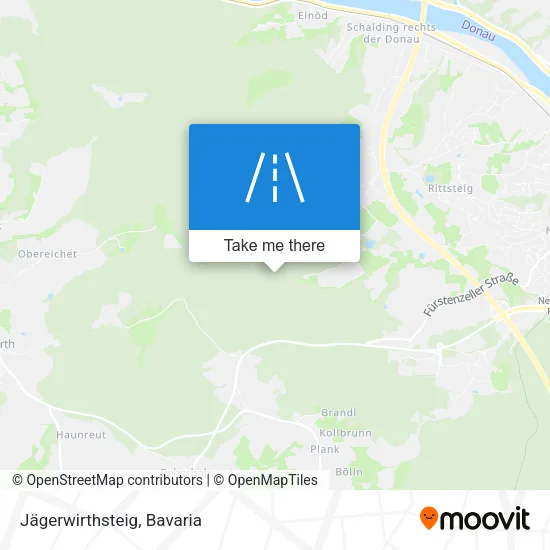 Карта Jägerwirthsteig