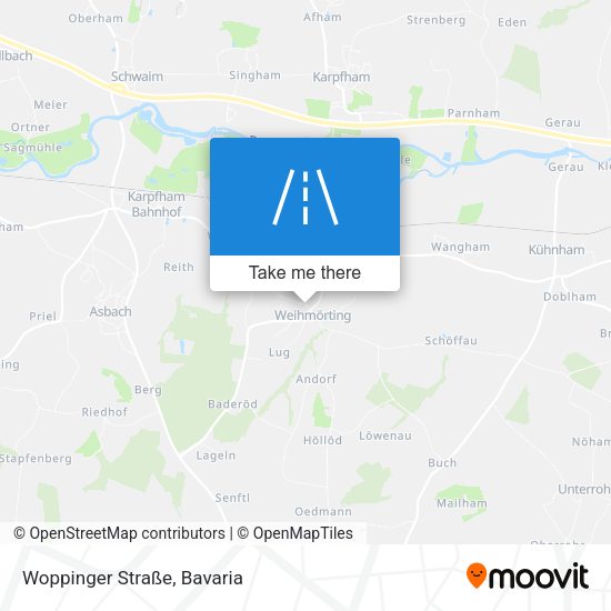 Woppinger Straße map