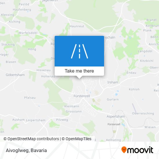 Aivoglweg map