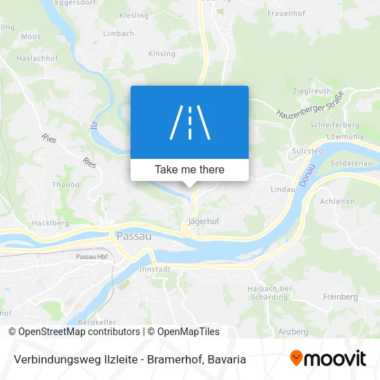 Карта Verbindungsweg Ilzleite - Bramerhof