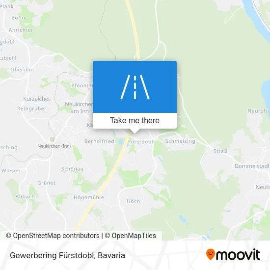 Карта Gewerbering Fürstdobl