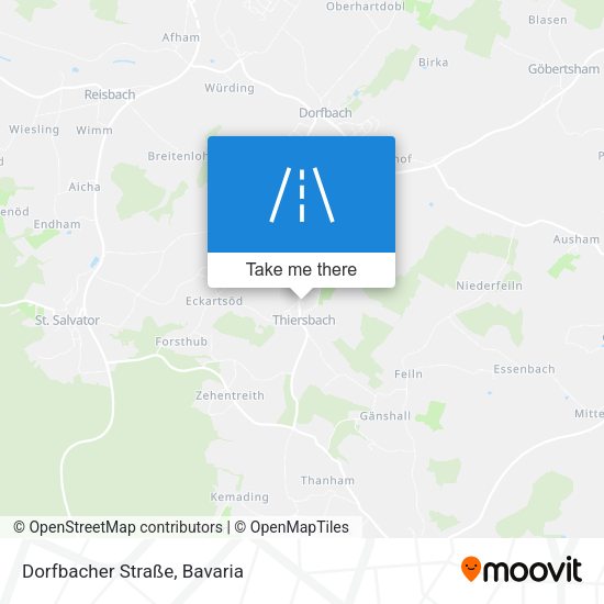 Dorfbacher Straße map