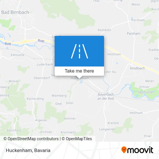 Huckenham map