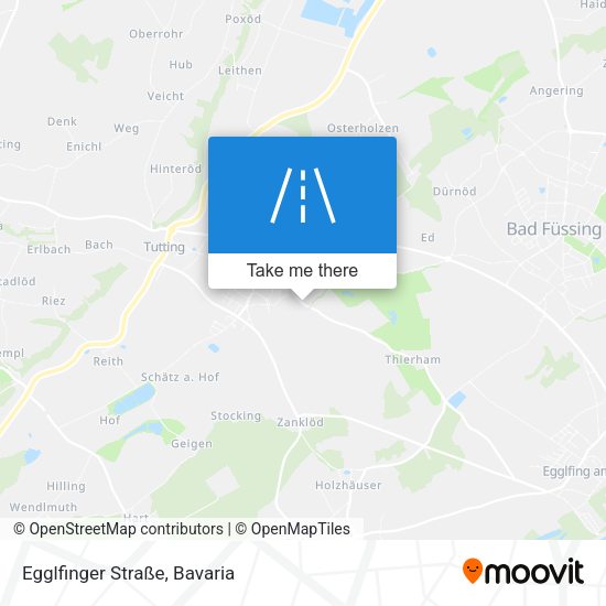 Egglfinger Straße map