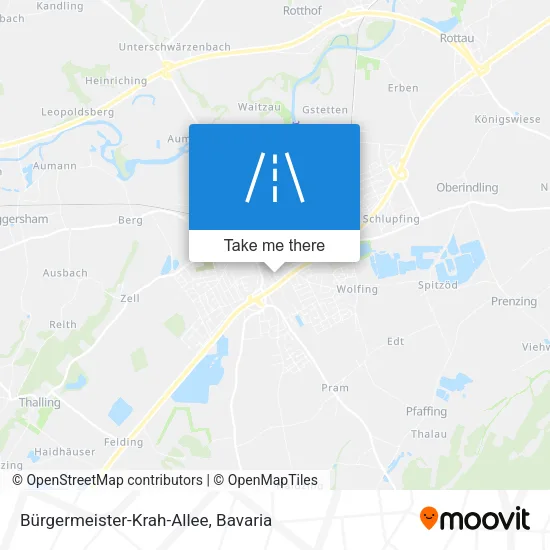 Карта Bürgermeister-Krah-Allee