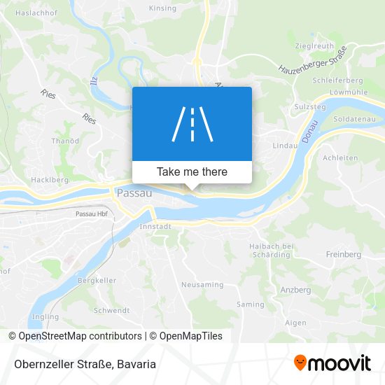 Obernzeller Straße map