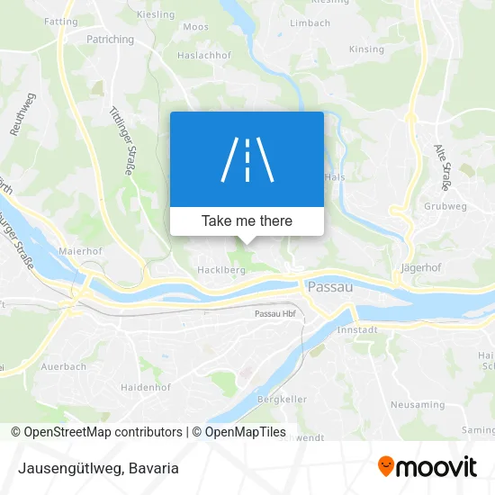 Карта Jausengütlweg