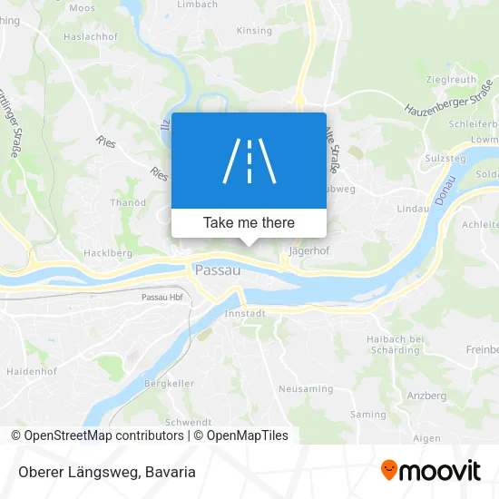 Карта Oberer Längsweg