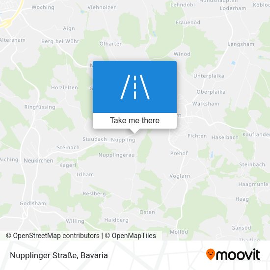 Nupplinger Straße map