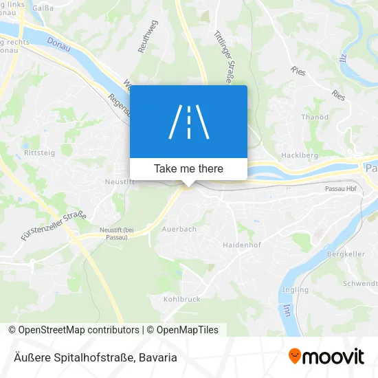 Карта Äußere Spitalhofstraße