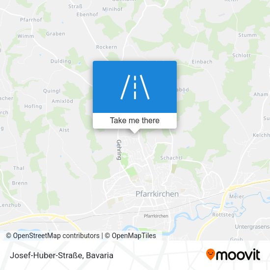 Josef-Huber-Straße map