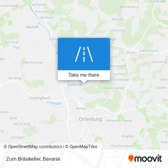 Карта Zum Bräukeller