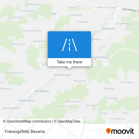 Карта Freiungsfeld