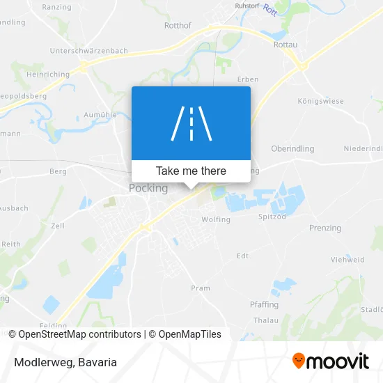 Карта Modlerweg