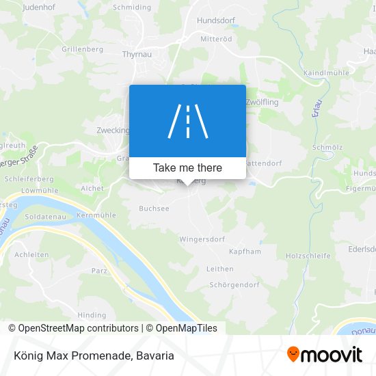 König Max Promenade map