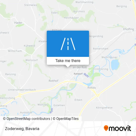 Карта Zoderweg