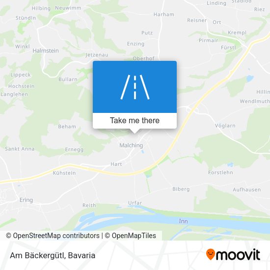 Am Bäckergütl map