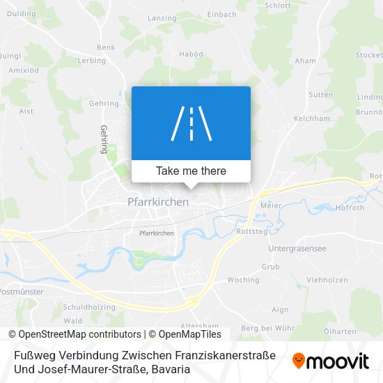 Fußweg Verbindung Zwischen Franziskanerstraße Und Josef-Maurer-Straße map