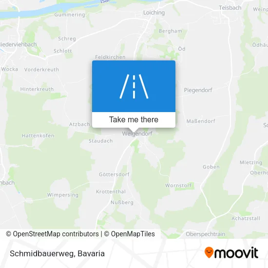 Карта Schmidbauerweg