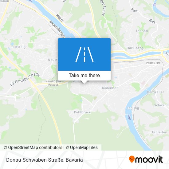 Donau-Schwaben-Straße map