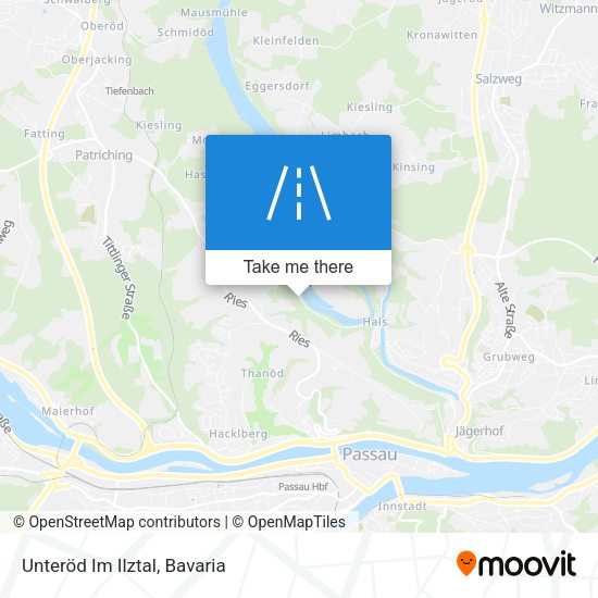 Unteröd Im Ilztal map